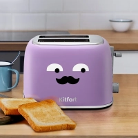 Тостер для хлеба с поддоном КТ-6218 - 870 Вт