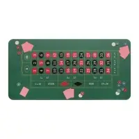 Сукно для игры в рулетку, прорезиненный, 120&times;60 см, толщина 3 мм