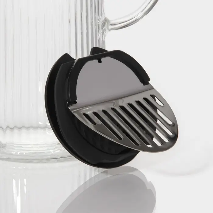 Кувшин для воды Magistro &laquo;Толедо&raquo;, 1.3 л, 10&times;24 см, стекло, прозрачный