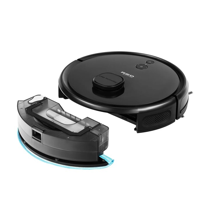 Робот-пылесос RED Solution RV-RL6000S, 35 Вт, сухая/влажная уборка, 0.3/0.3 л, чёрный Робот-пылесос RED Solution RV-RL6000S, 35 Вт, сухая/влажная уборка, 0.3/0.3 л, чёрный