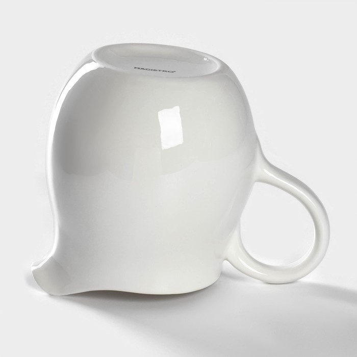 Молочник Magistro «Бланш», 120 мл, фарфор, цвет белый Молочник Magistro «Бланш», 120 мл, фарфор, цвет белый