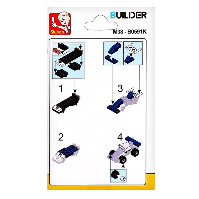 Конструктор  Транспорт B0591- K 26 деталей