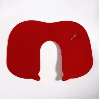 Подушка надувная для шеи, дорожная, с насосом, 47&times;27 см, МИКС