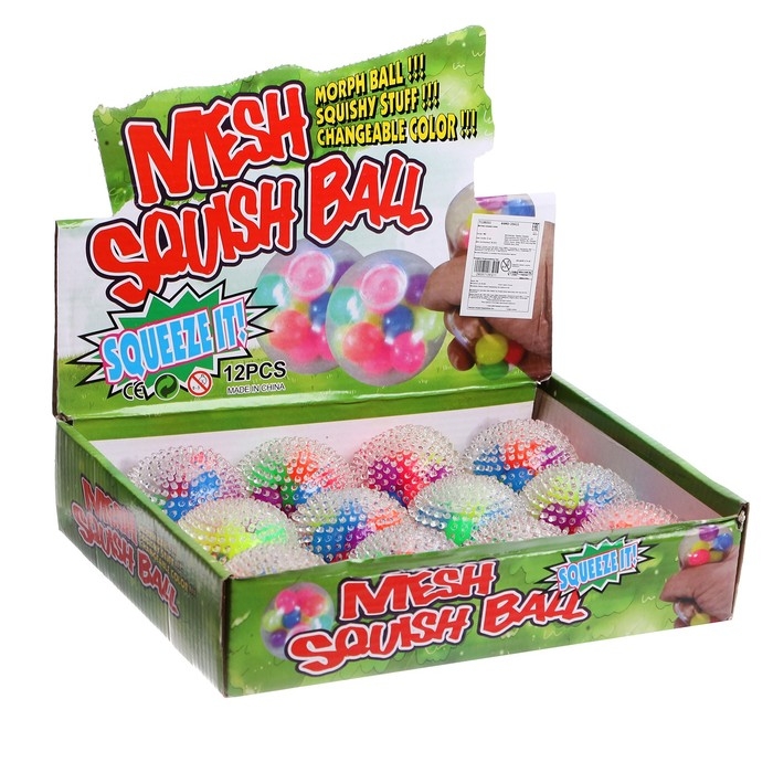 Мялка «Шарики», цвета МИКС Мялка «Шарики», цвета МИКС