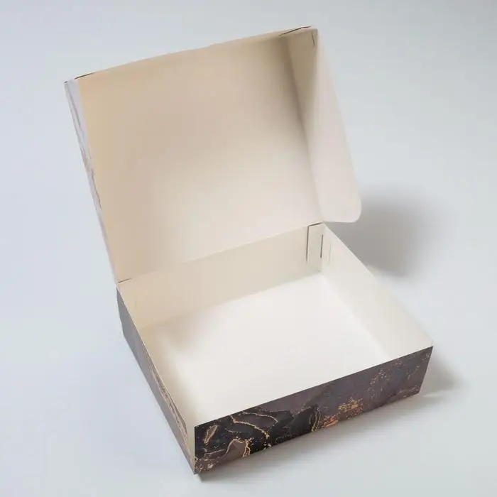 Кондитерская упаковка, коробка «Мрамор», 17 х 20 х 6 см Кондитерская упаковка, коробка «Мрамор», 17 х 20 х 6 см