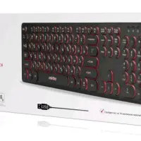 Клавиатура проводная с подсветкой Smartbuy ONE 328 USB черная (SBK-328U-K)/20
