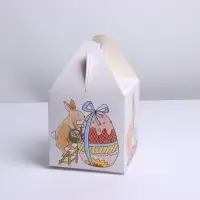 Коробка пасхальная для кулича &laquo;Счастливой Пасхи&raquo;, 14&times;14&times;14 см