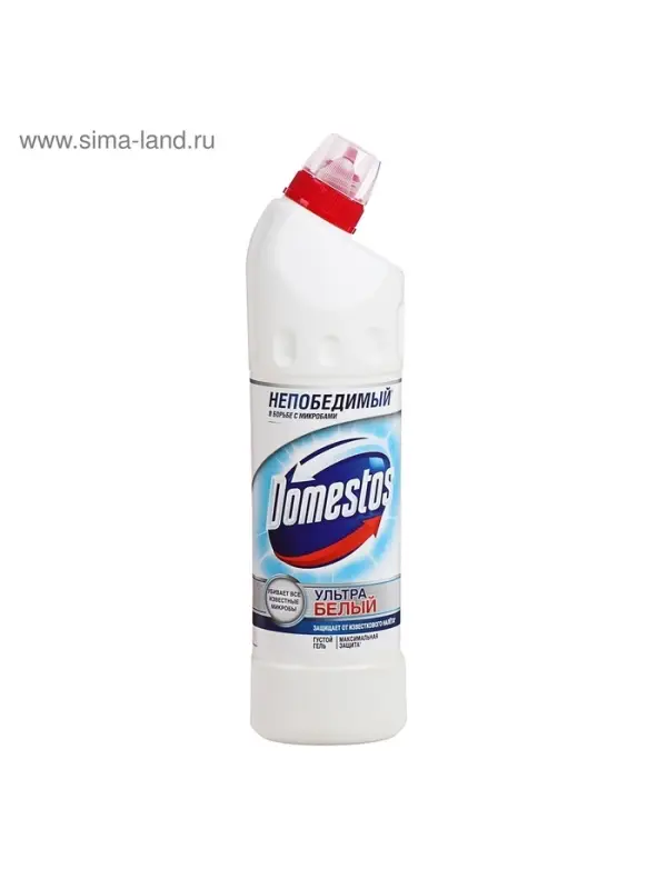 Чистящее средство Domestos &laquo;Ультра белый&raquo;, гель, для унитаза, 750 мл
