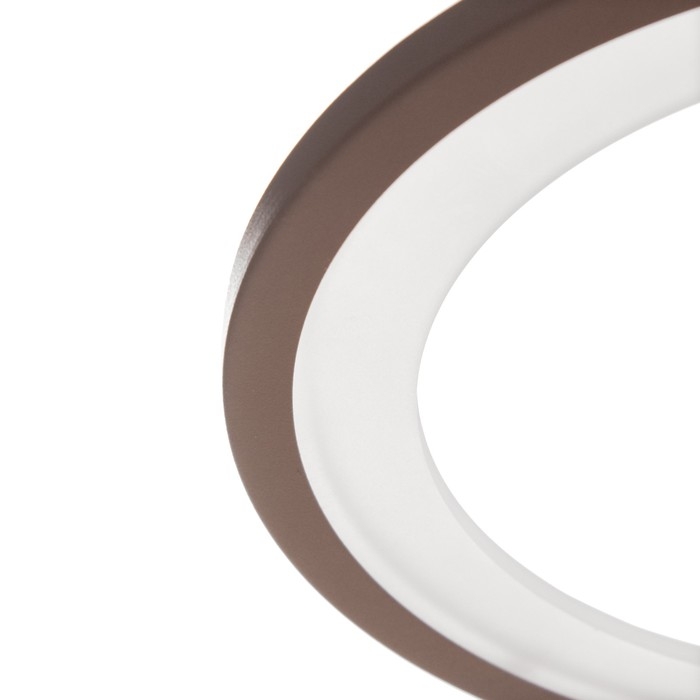 Люстра Люстра "Кольца" LED 80Вт Коричневый 2700-6400к 60х45х14