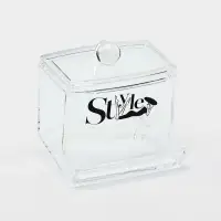 Органайзер для хранения ватных палочек «Style», 10,5 х 9,5 см, прозрачный
