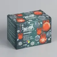 Гирлянда &laquo;Занавес&raquo; 1.5&times;1 м, IP20, прозрачная нить, 180 LED, свечение мульти, 8 режимов, 220 В