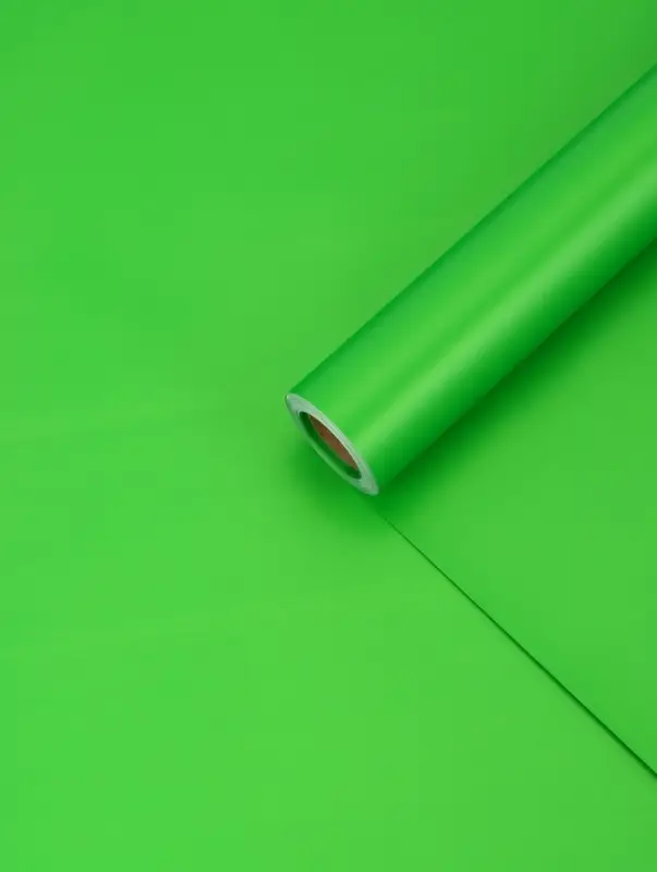 Пленка матовая для цветов, неоновые цвета, зелёная, 0.5&times;10 м, 65 мкм