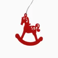 Набор ёлочных украшений "Лошадки" 5 шт