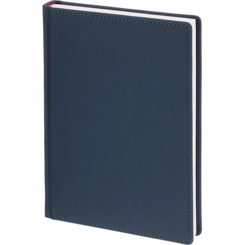 Ежедневник недатированный А5+, 136л, VELVET темно - синий  3-115/18