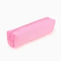 Пенал школьный, текстиль, 20&times;5&times;4 см, розовый