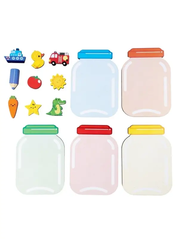 Игра развивающая на липучках "Цвет в банке" 06001