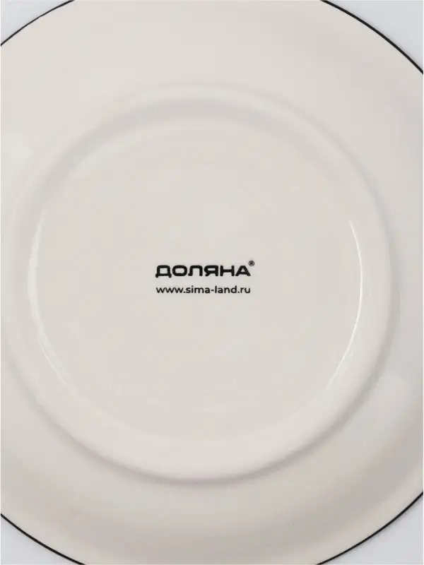 Чайная пара Доляна Nature, 2 предмета: чашка 260 мл, блюдце d=15 см, керамика, зелёная