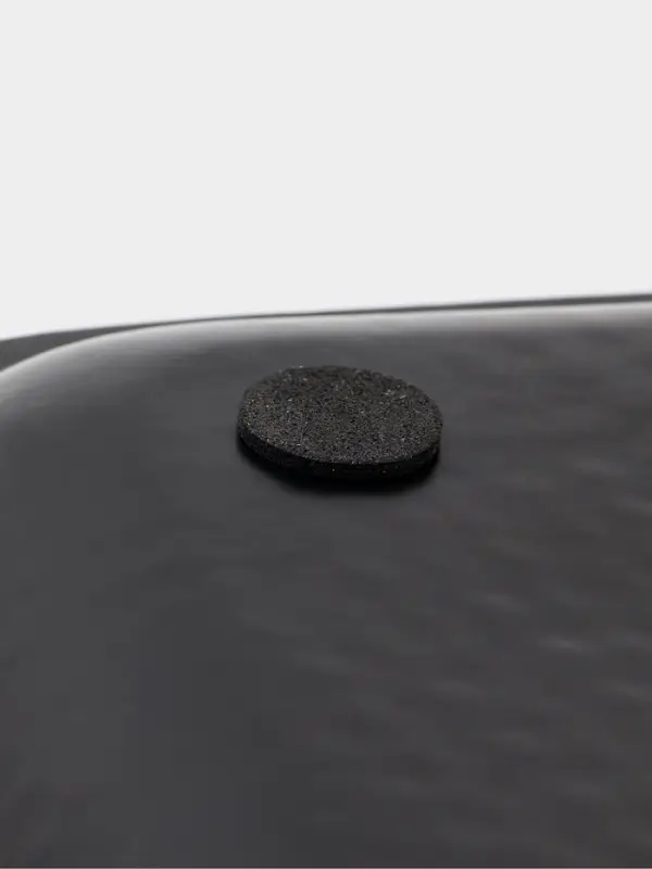 Блюдо сервировочное квадратное &laquo;Чёрные каллы&raquo;, 22&times;24&times;4 см, нержавеющая сталь, чёрное с золотом