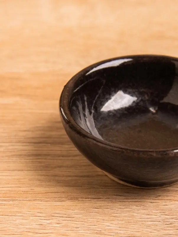 Соусник, 4.5×4.5×2 см, керамика, чёрный Соусник, 4.5×4.5×2 см, керамика, чёрный