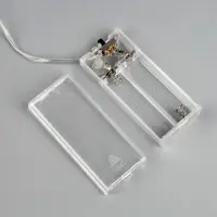 Гирлянда &laquo;Нить&raquo; 2 м с насадками &laquo;Оленёнок&raquo;, IP20, прозрачная нить, 10 LED, батарейки AAх2 (не в комплекте), свечение тёплое белое