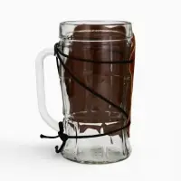 Кружка стеклянная пивная &laquo;С легким паром&raquo;, 500 мл