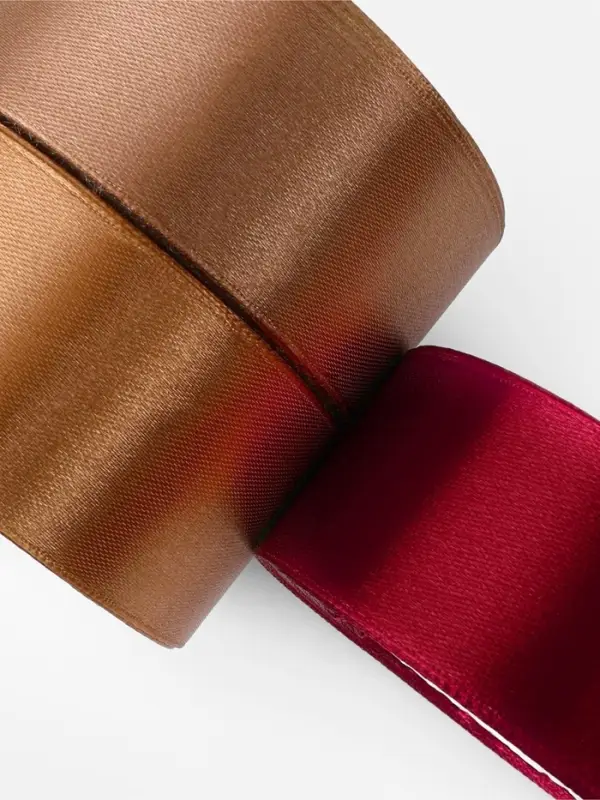 Атласная лента, набор 3 шт. &laquo;Вечерний&raquo;, 40 мм, 23&plusmn;1 м