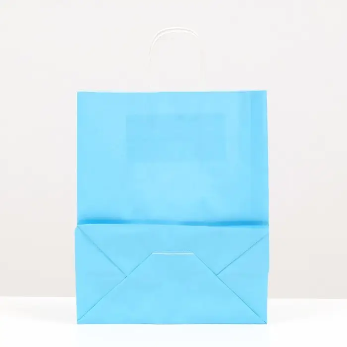 Пакет крафт «Радуга» голубой, 22×12×27 см Пакет крафт «Радуга» голубой, 22×12×27 см
