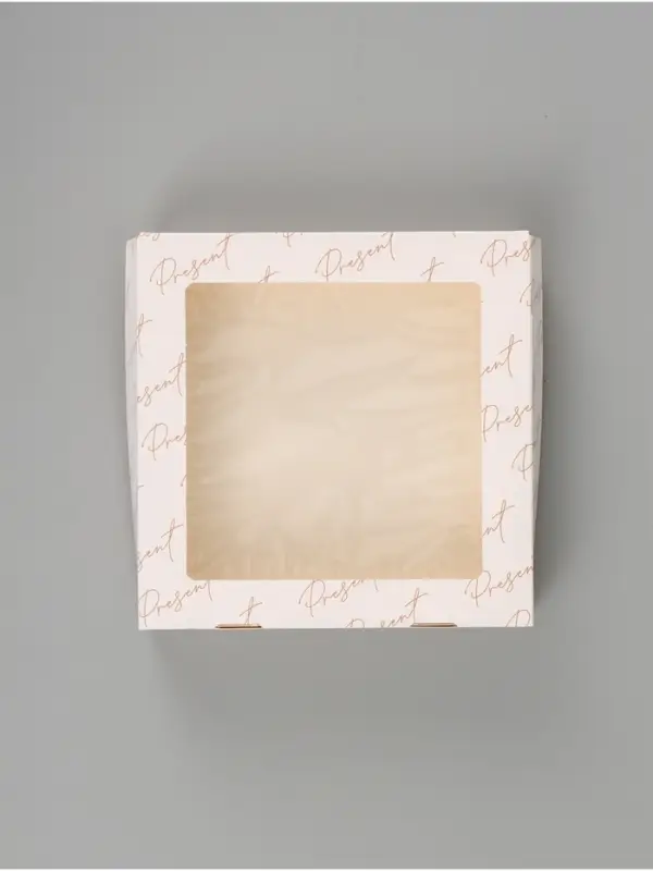 Коробка подарочная складная &laquo;Для тебя&raquo;, 20&times;20&times;4 см, с окном