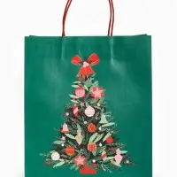 Набор подарочных пакетов &laquo;Ёлочки&raquo;, 3 шт,  25&times;4&times;30.5 см, 30&times;40&times;11,5 см, 18&times;23&times;10 см