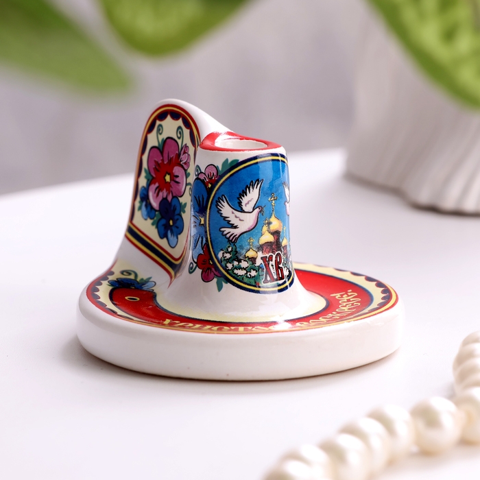 Подсвечник, на блюдце, малый Подсвечник, на блюдце, малый