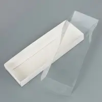 Коробка для муссовых пирожных, белый, 26&times;8.5&times;6 см