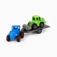 Игрушка трактор с катком &laquo;Синий трактор&raquo;