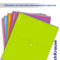 Тетрадь 48 листов в линейку ErichKrause, обложка мелованный картон, блок офсет, 100% белизна, МИКС