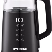 Чайник HYK-G6404 1.7л. 2200Вт черный