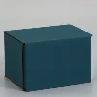 Коробка самосборная, изумрудная, для подарков, хранения и отправки посылок, 17&times;12&times;10 см