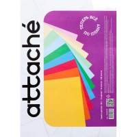 Бумага цветная Attache Multicolor А4,80г(10цв.интенсив,пастель по 20л)200л