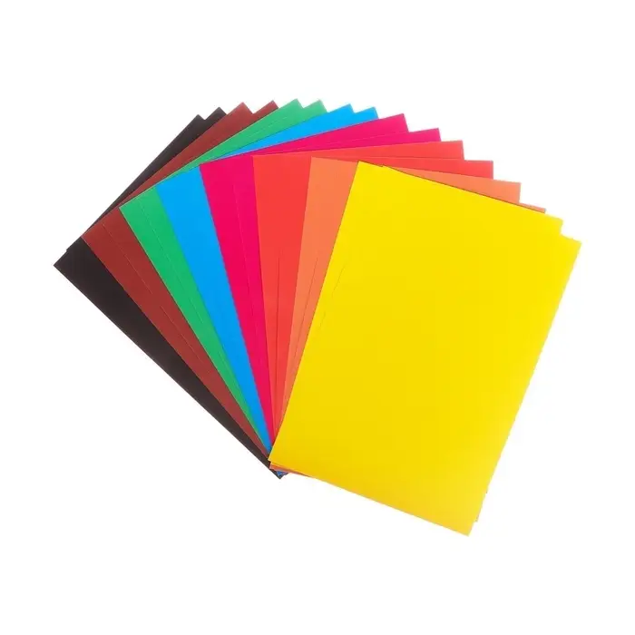 Картон цветной Calligrata &laquo;Попугай&raquo;, А4, 16 листов, 8 цветов, глянцевый, мелованный