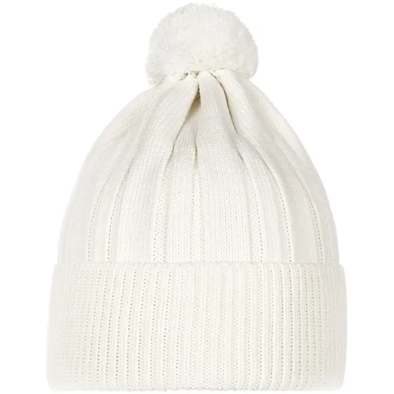 Шапка Knit Beat, белая (молочная)
