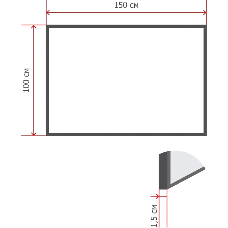 Доска пробковая Attache 100х150 см деревян. рама