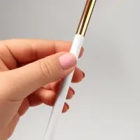 Кисть для макияжа глаз White, 18 (&plusmn; 1) см, белая