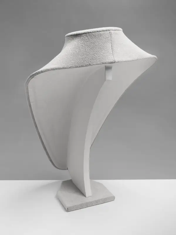 Бюст для украшений QF, 24&times;19&times;35 см, h=35 см, серый