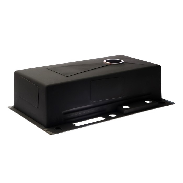 Кухонная мойка ZEIN M02, S=3.0 и 0.7мм, смеситель, корзины, разделочная доска, сифон, графит Кухонная мойка ZEIN M02, S=3.0 и 0.7мм, смеситель, корзины, разделочная доска, сифон, графит