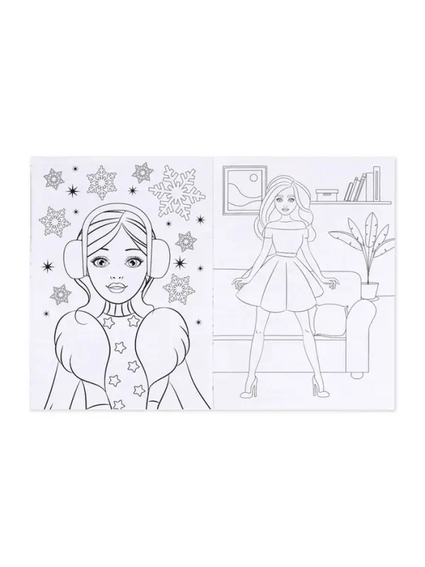 Раскраска для девочек &laquo;Стильный образ&raquo;, А4