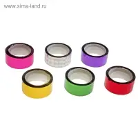 Клейкая лента голографическая 18 мм × 10 м, МИКС