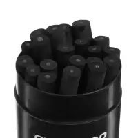 Уголь натуральный 20 штук, d=7-9 мм, в картонном тубусе, черный