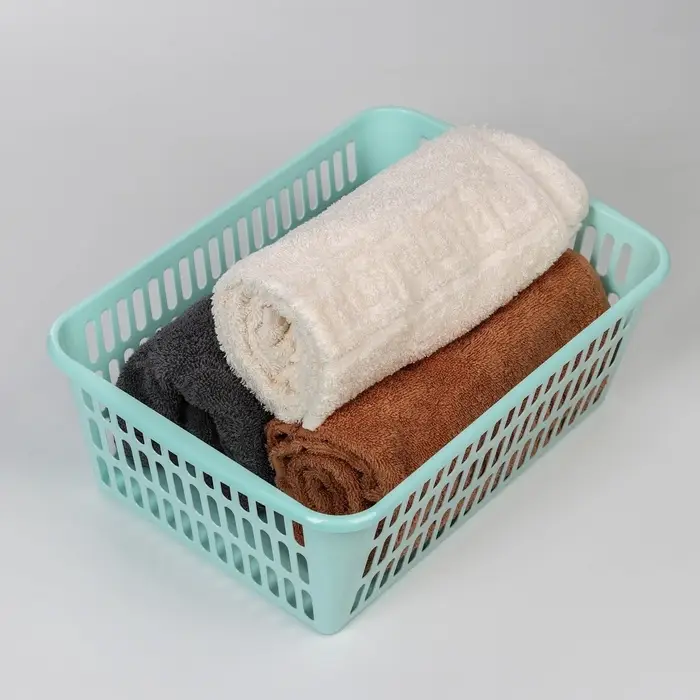 Корзина для хранения Полимербыт, пластик, 36&times;25&times;12.5 см, МИКС