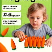Счётный материал Лесная мастерская &laquo;Морковь&raquo;, набор 12 шт.