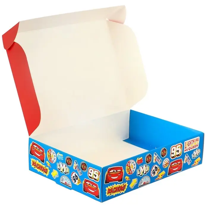 Подарочная коробка, складная, 21х15х5 см, Тачки Подарочная коробка, складная, 21х15х5 см, Тачки