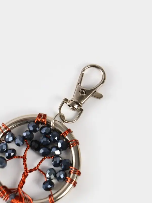 Брелок ловец снов Брелок ловец снов "Древо жизни" 19 см, цв. серый