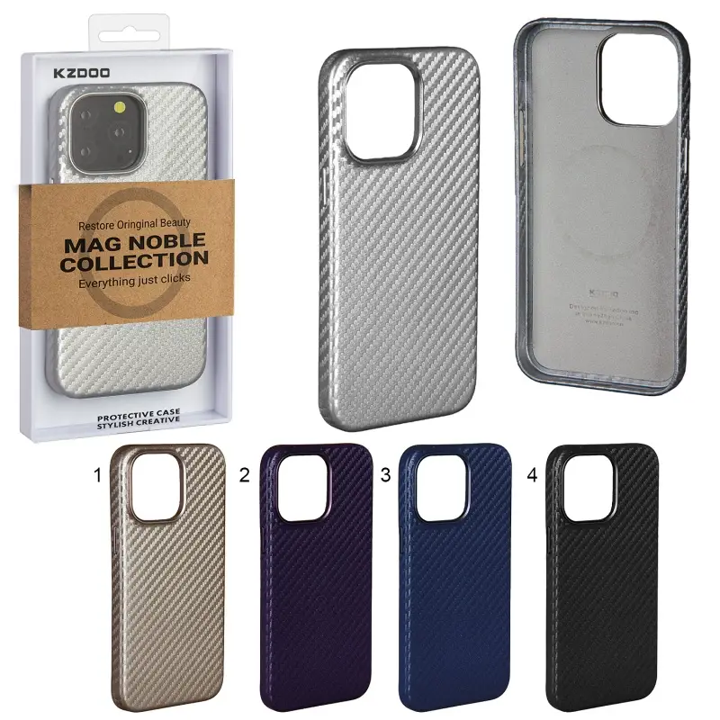 Чехол для iPhone 14 Pro Mag Noble Collection Carbon K-DOO